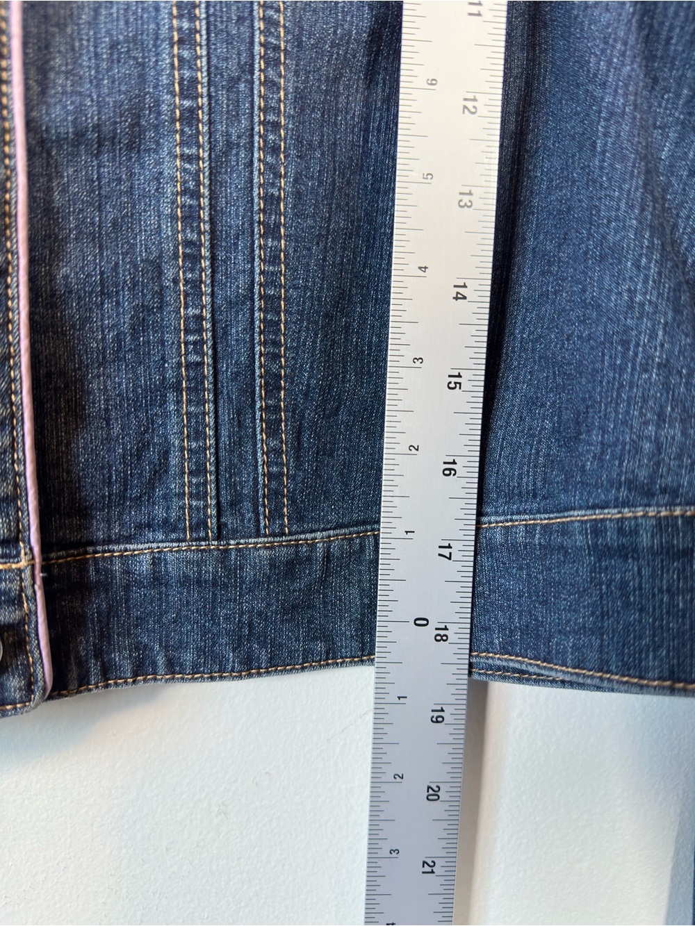 Lady Enyce Cropped Denim Jacket Embellished Size XL VTG Y2K Western Streetwear - Picture 11 of 12